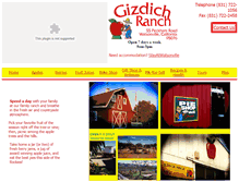 Tablet Screenshot of gizdich-ranch.com